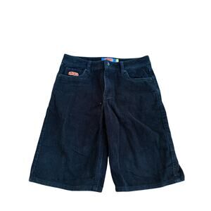 Empyre Men's Black Shorts - Corduroy - Size 27